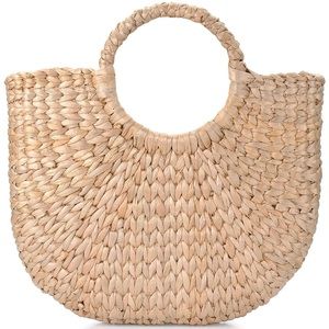 Woven Straw Bags Summer Beach Tote Bag for Women